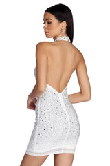 Lyla Formal Heat Charming Stone Mini Dress