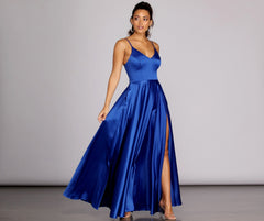 Juliet Formal High Slit Dress - Lady Occasions