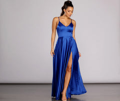 Juliet Formal Stylish High Slit Dress
