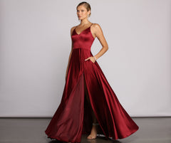 Juliet Formal Stylish High Slit Dress