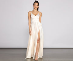 Juliet Formal High Slit Dress - Lady Occasions