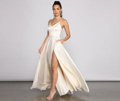 Juliet Formal Stylish High Slit Dress