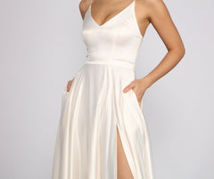 Juliet Formal Stylish High Slit Dress