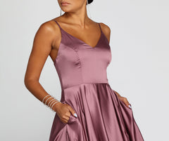 Juliet Formal Stylish High Slit Dress