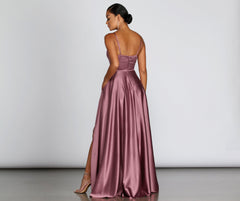 Juliet Formal Stylish High Slit Dress