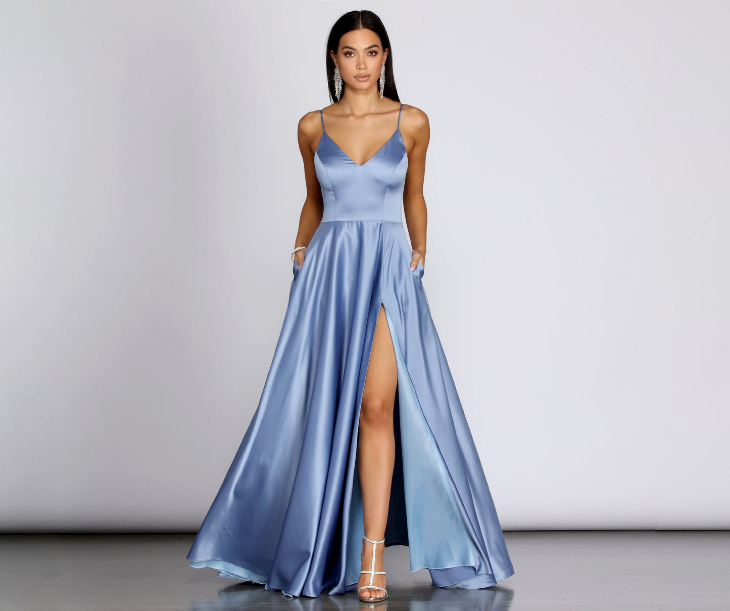 Juliet Formal High Slit Dress - Lady Occasions
