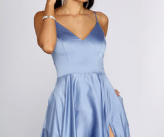 Juliet Formal Stylish High Slit Dress