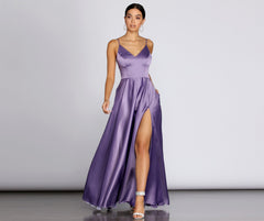 Juliet Formal Stylish High Slit Dress