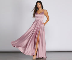 Juliet Formal Stylish High Slit Dress