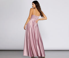 Juliet Formal Stylish High Slit Dress