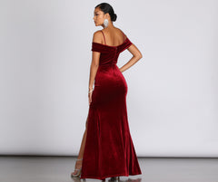 Christiana Velvet Stylish Formal Dress