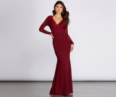 Luciana Formal Stylish Lace Mermaid Dress