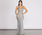 Lenore Glitter Shine Mermaid Dress - Lady Occasions