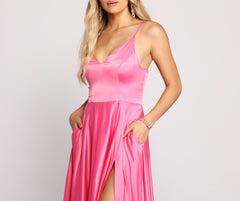 Juliet Formal Stylish High Slit Dress