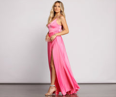 Juliet Formal Stylish High Slit Dress