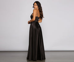 Juliet Formal Stylish High Slit Dress