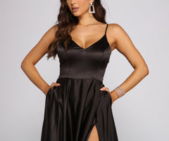 Juliet Formal Stylish High Slit Dress