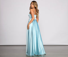 Juliet Formal Stylish High Slit Dress