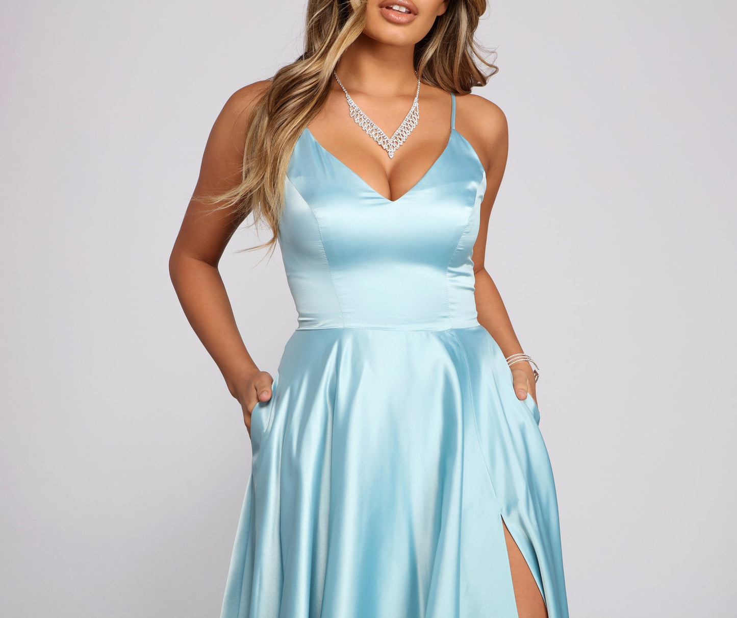 Juliet Formal Stylish High Slit Dress