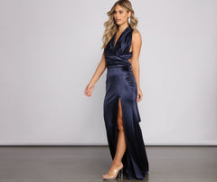 Johanna Formal Convertible Charming Ties Satin Dress