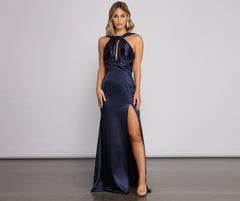 Johanna Formal Convertible Charming Ties Satin Dress