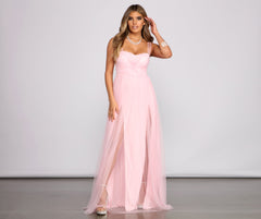 Vanessa Sweetheart A-Line Tulle Dress - Lady Occasions