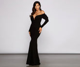 Nina Off The Shoulder Mermaid Dress - Lady Occasions