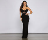 Farren Formal Lace Illusion Mermaid Dress - Lady Occasions