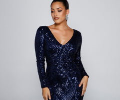 Ireland Formal Stylish Sequin Mermaid Dress