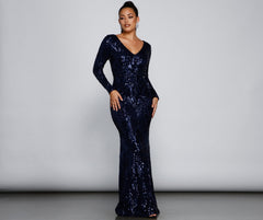 Ireland Formal Stylish Sequin Mermaid Dress
