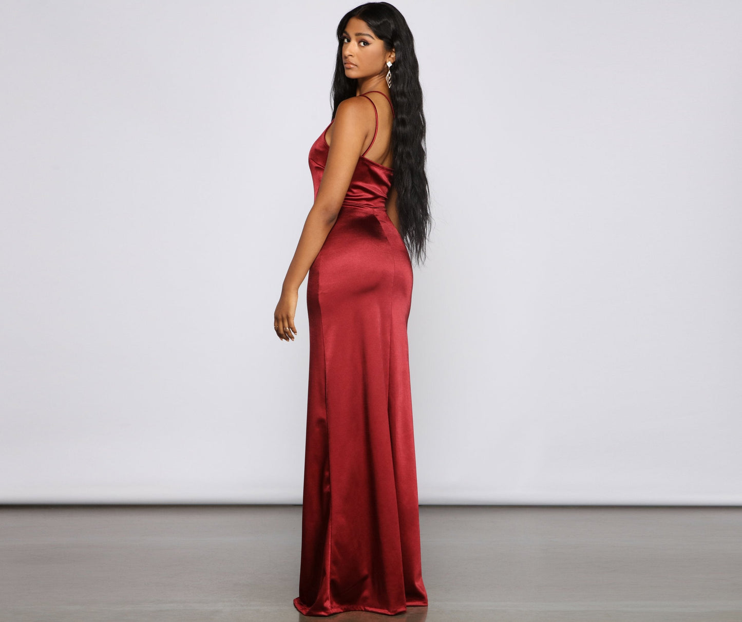 Rhiannon Elegant Satin Dress