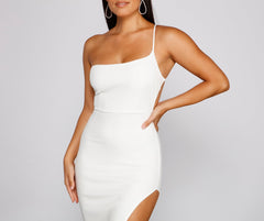 Alisha Asymmetrical Stylish One-Shoulder Formal Dress