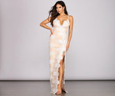 Madelyn Beaded Lace Dress - Lady Occasions