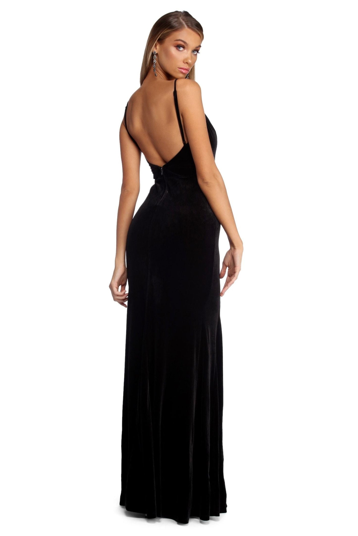 Lyanna Formal Stylish Velvet Mermaid Dress
