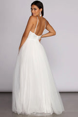 Graciela Heat Stylish Stone Tulle Gown