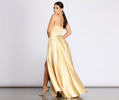 Juliet Formal Stylish High Slit Dress