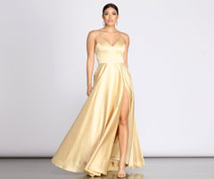 Juliet Formal Stylish High Slit Dress