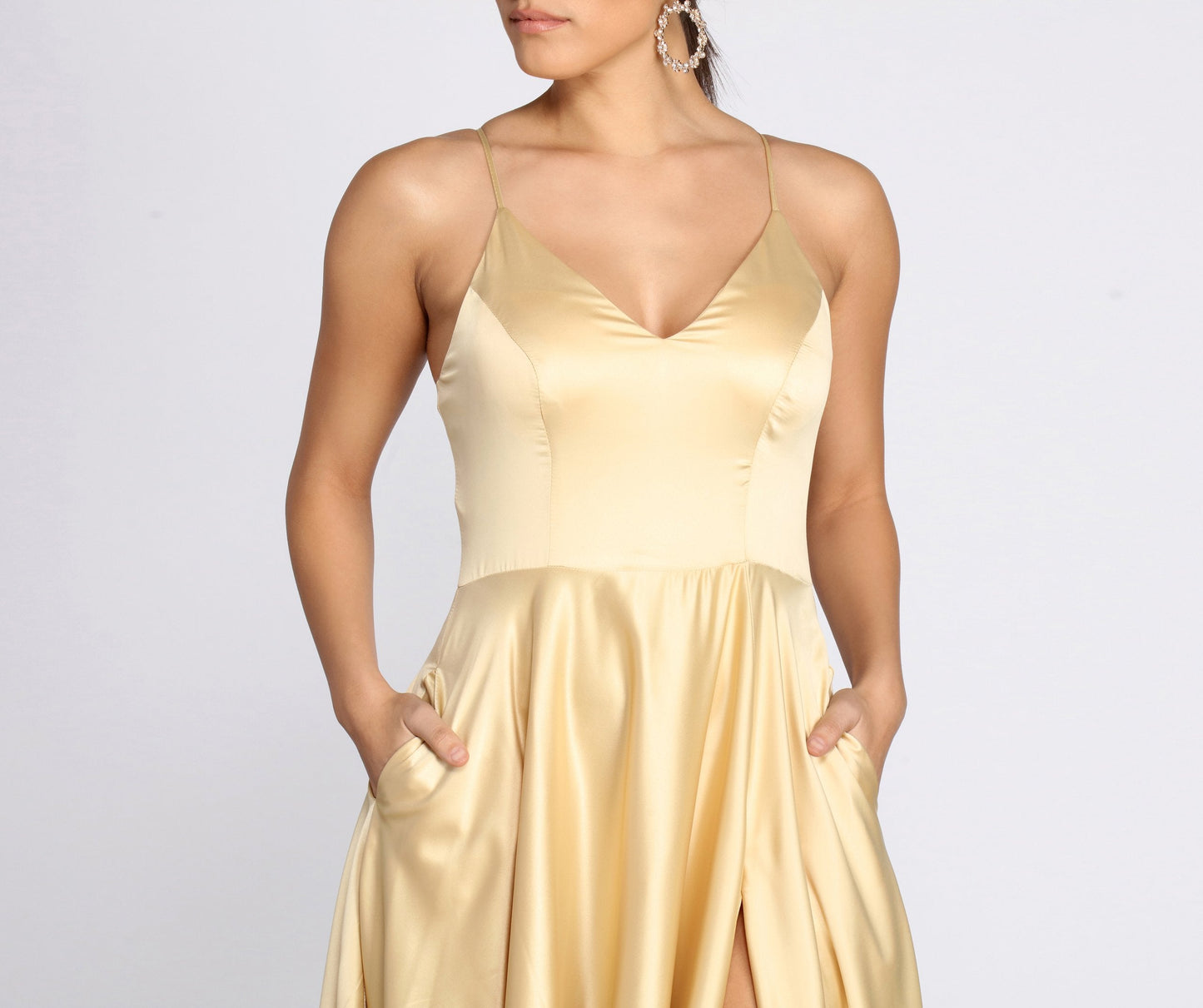 Juliet Formal Stylish High Slit Dress