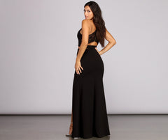 Mandy Formal Two Charming Piece Lace Dress