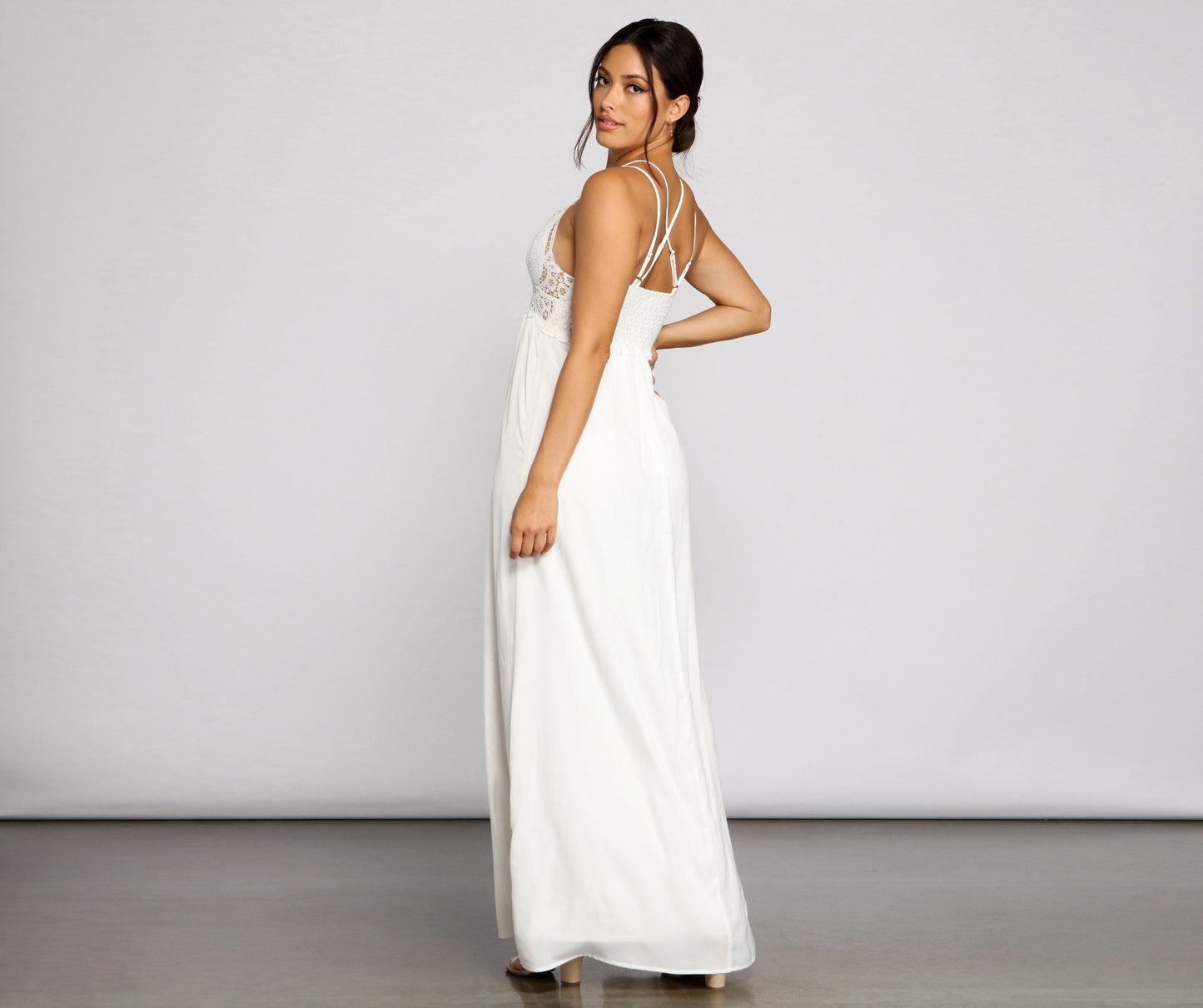 Effortless Flowy Stylish Woven Maxi Dress