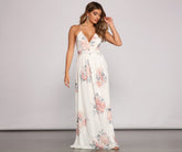 Forever Gorgeous Floral Chiffon Maxi Dress - Lady Occasions
