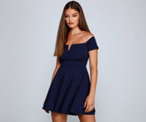 Fun And Flirty Flared Skater Dress - Lady Occasions
