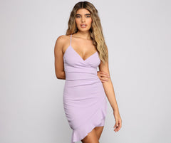 Sweet like Candy Ruffle Mini Dress - Lady Occasions