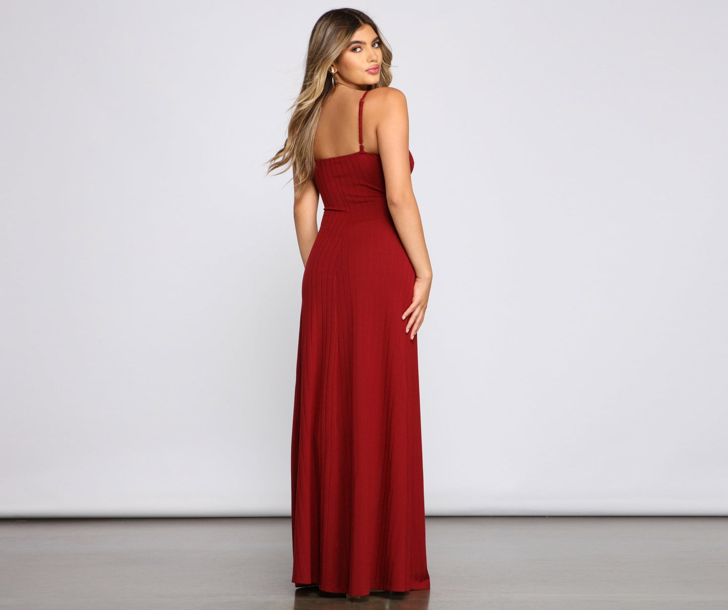 Effortless Style Stylish Tie-Front Maxi Dress
