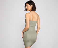 Drawn In With Charming Glam Ruched Mini Dress