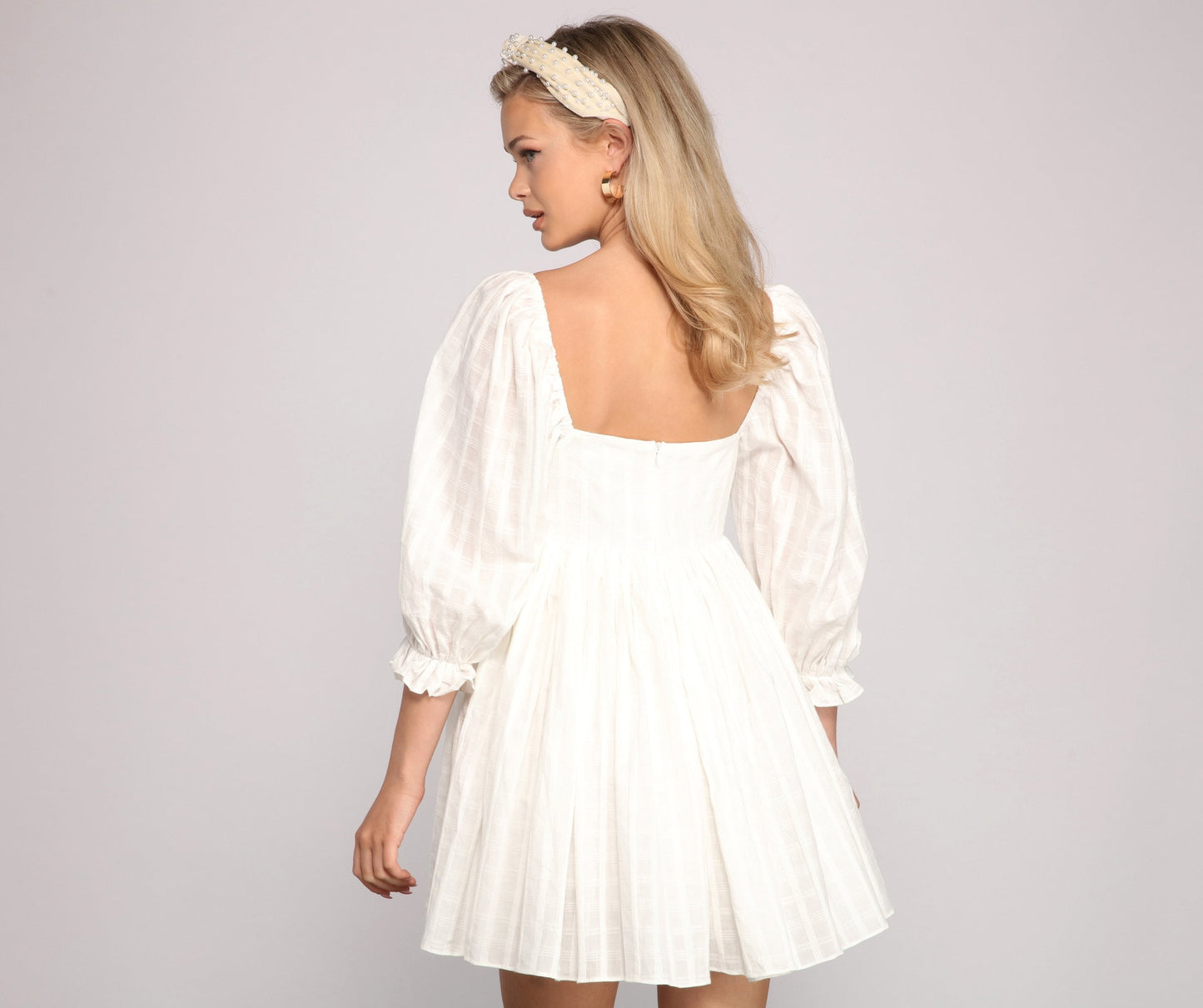 Sweet Style Stylish Babydoll Dress