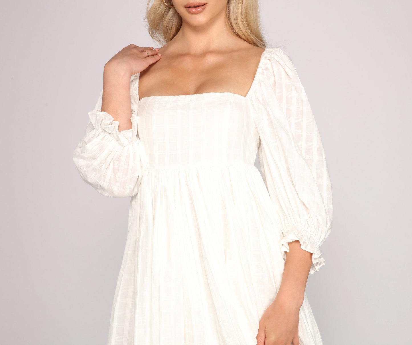 Sweet Style Stylish Babydoll Dress