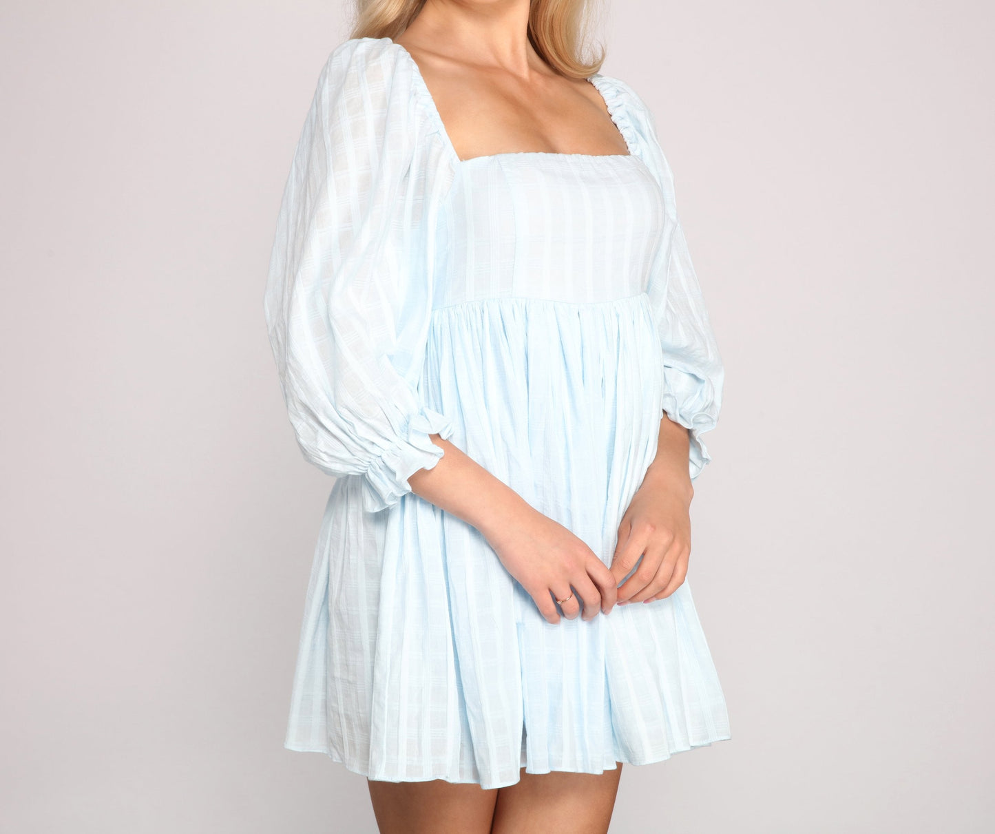 Sweet Style Stylish Babydoll Dress