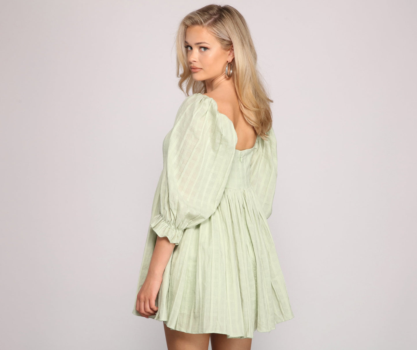Sweet Style Stylish Babydoll Dress