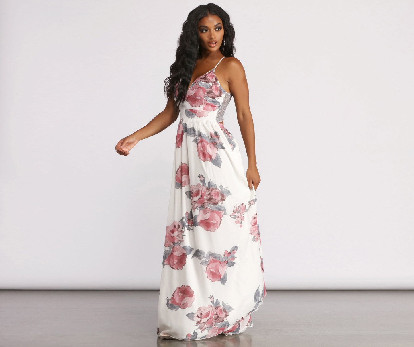 Bloom With Stylish Beauty Maxi Dress